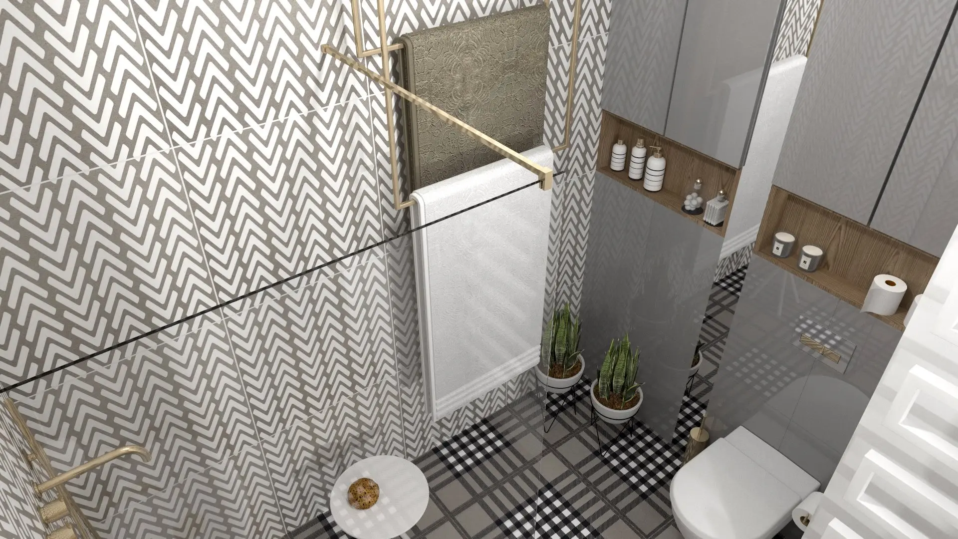 PlusDesign Studio Projektowe | Płytki Ornamente dostępne w Internity Home i Prodesigne