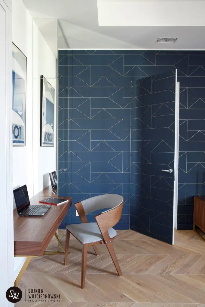 Projekt mieszkania na pPowiślu Sojka & Wojciechowski