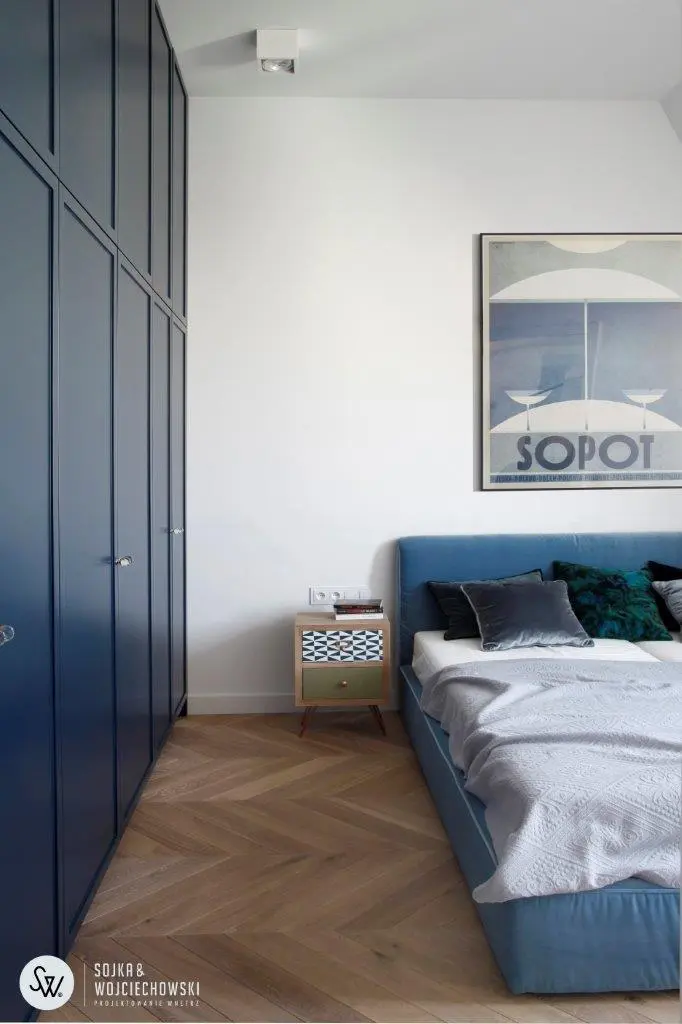 Projekt mieszkania na pPowiślu Sojka & Wojciechowski