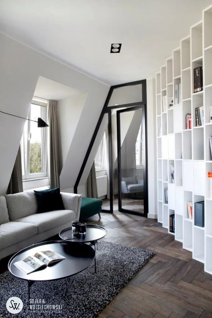 Mieszkanie na poddaszu | Projekt Sojka & Wojciechowski