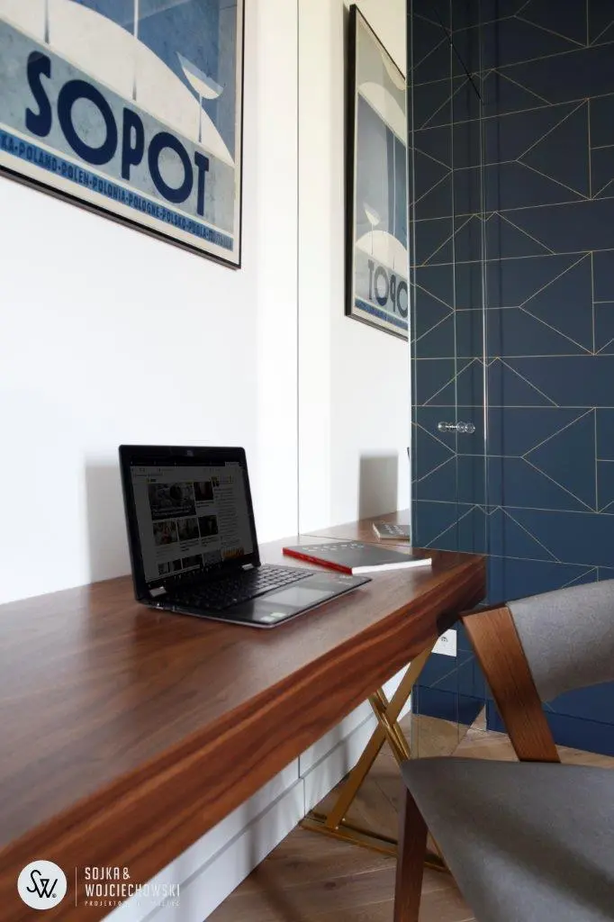 Projekt mieszkania na pPowiślu Sojka & Wojciechowski