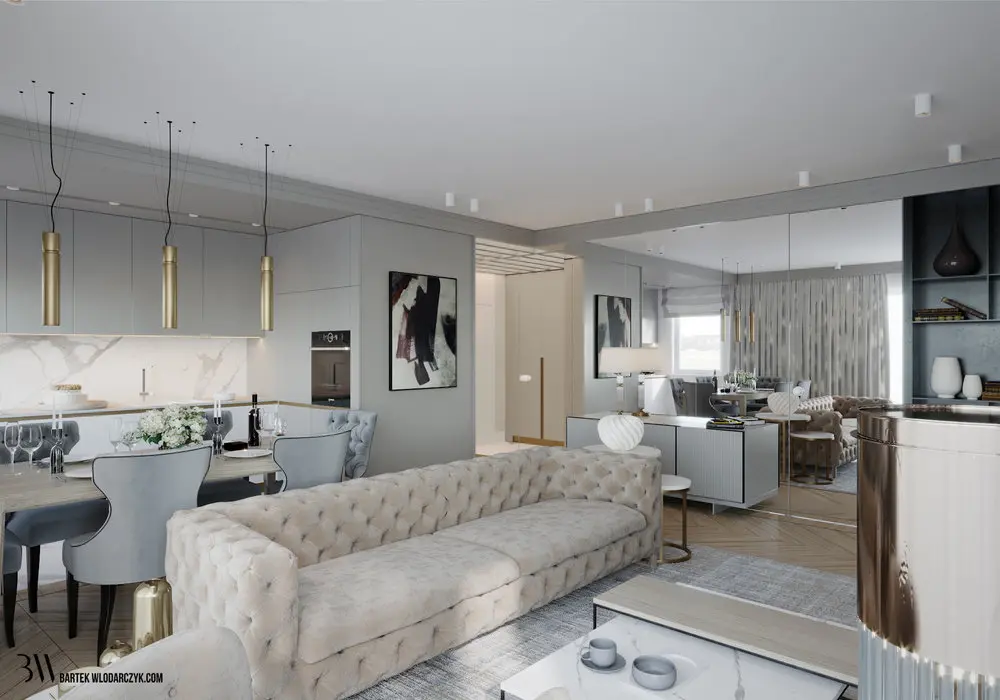 Apartament Imielin | proj. Bartek Włodarczyk