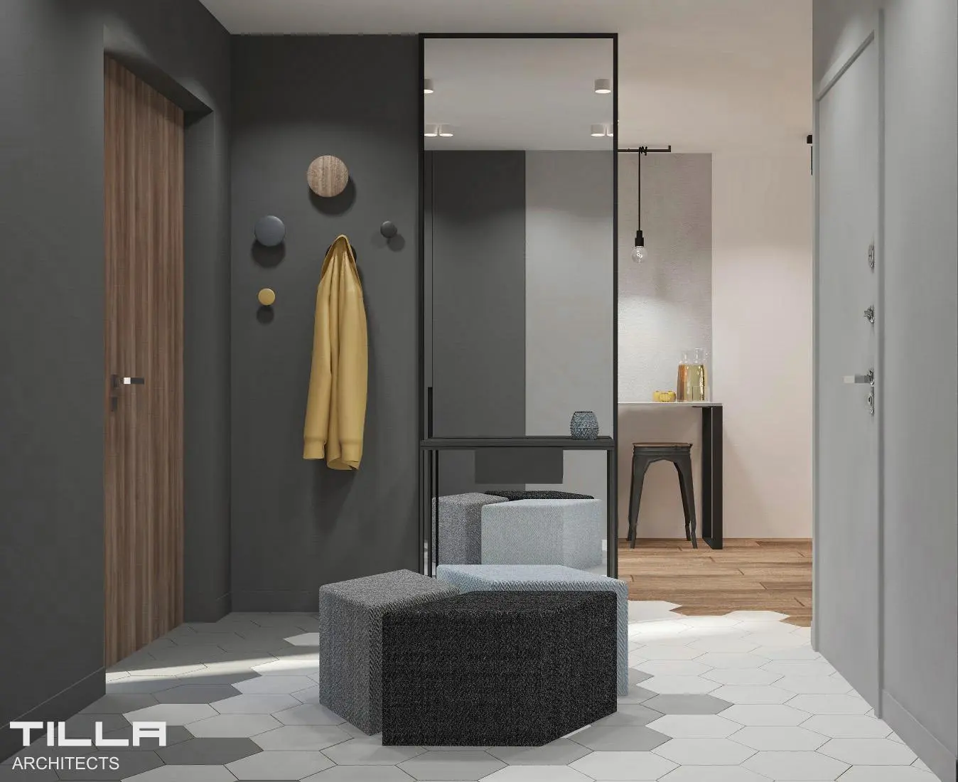 Projekt przedpokoju Tilla Architects