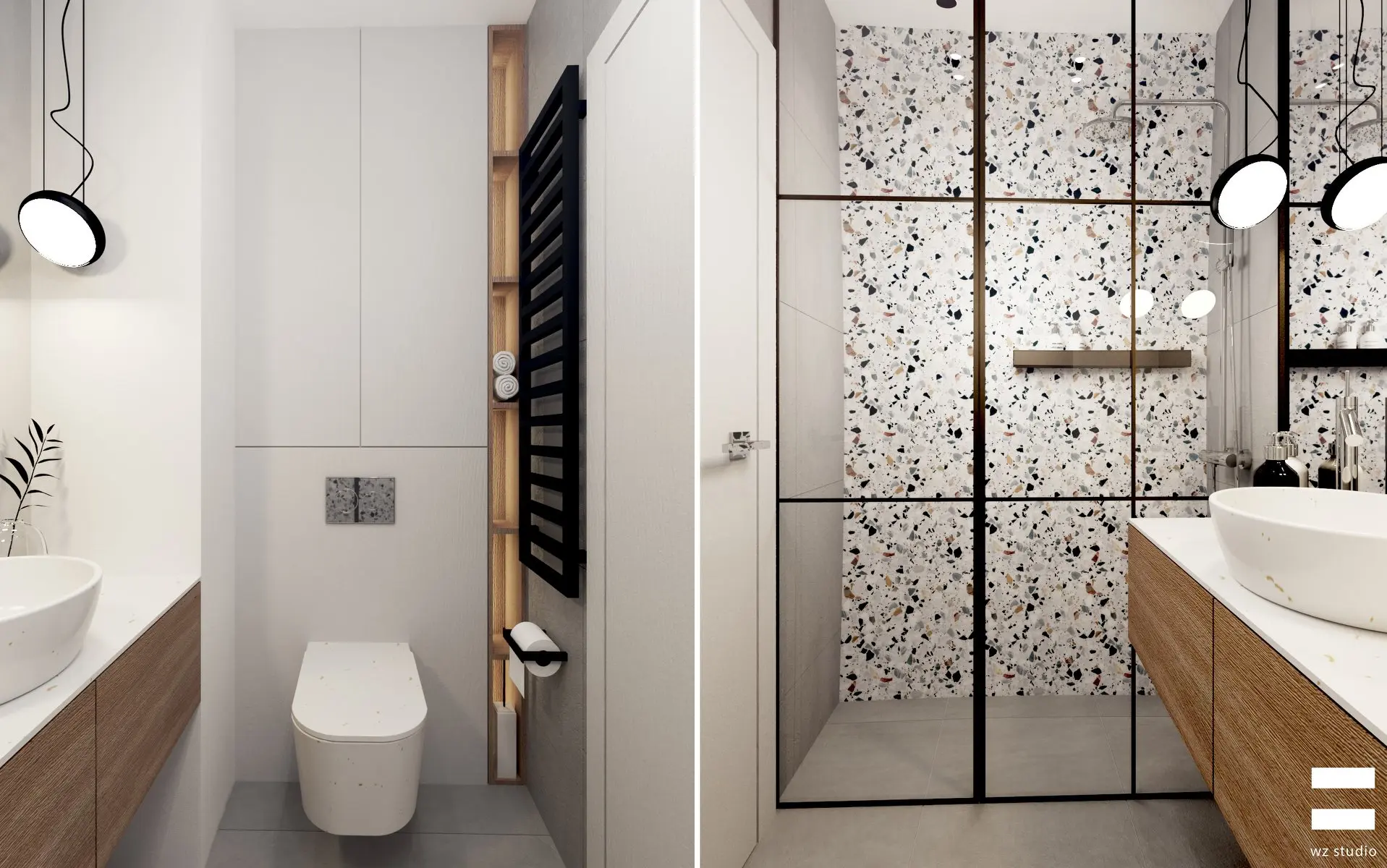 Projekt łazienki WZ Studio