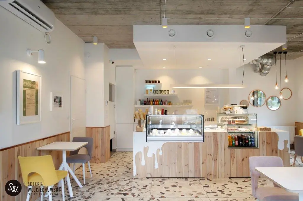Śmietankowe Cafe | Proj: Sojka & Wojciechowski 