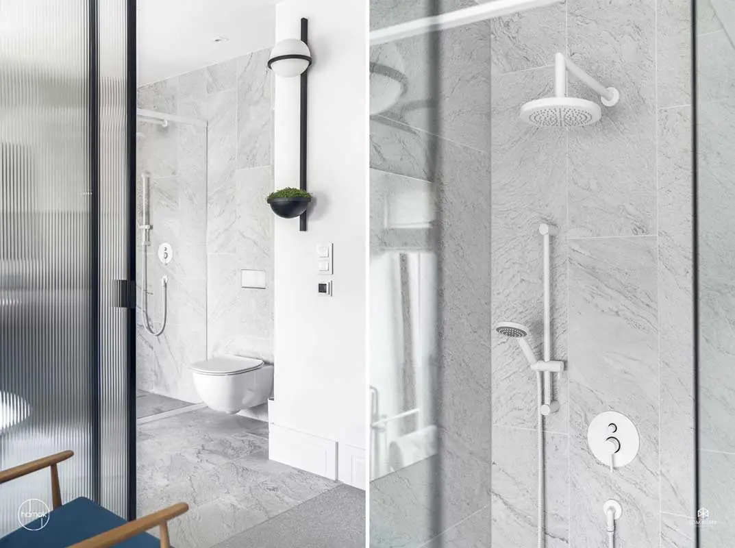 Łazienka | proj. Hamak, zdj. Tom Kurek