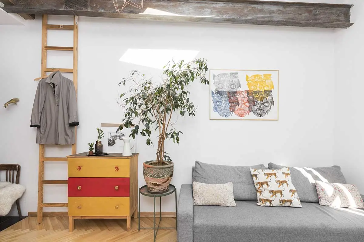 Studio w wersji mini - artystyczna kawalerka