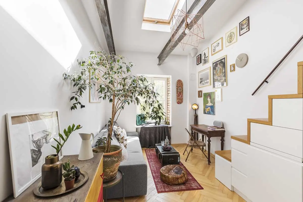 Studio w wersji mini - artystyczna kawalerka