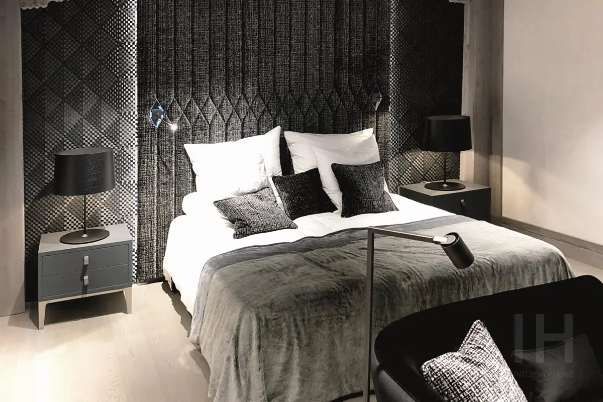 Płytki znajdą zastosowanie również w przytulnej sypialni (Targi Cevisama 2019 Walencja)