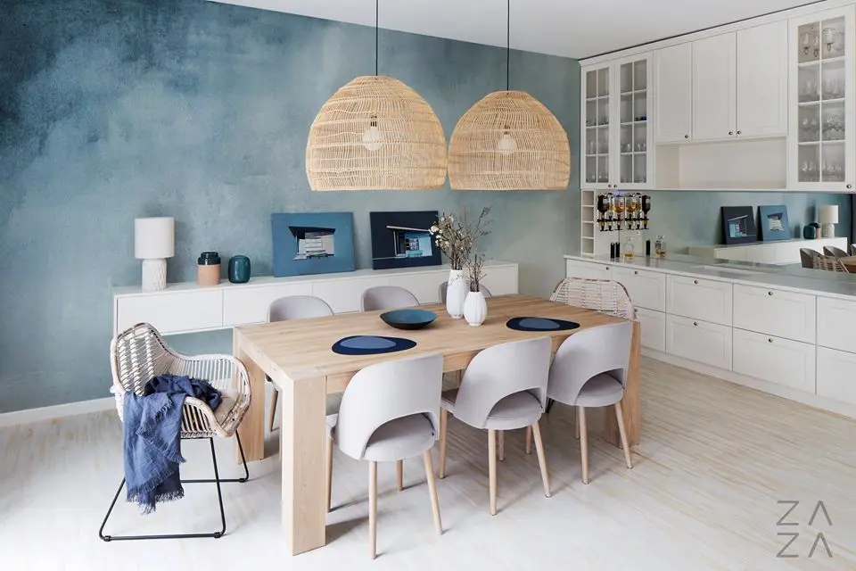 Plecionki we wnętrzu zaprojektowanym przez ZAZA Studio