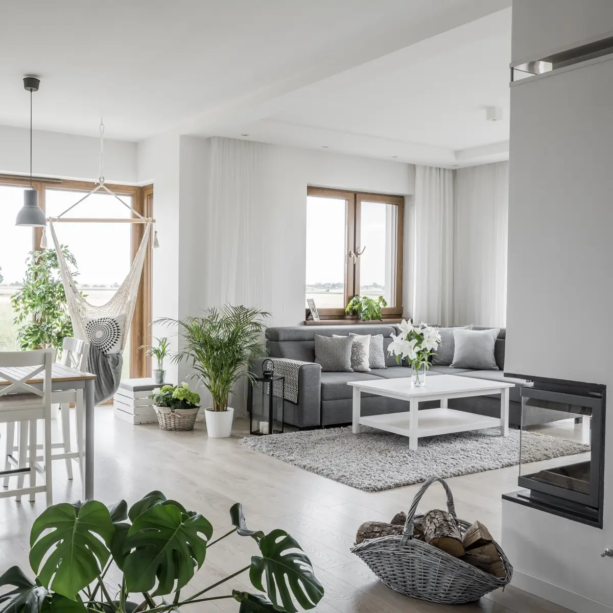 Plecionki w instagramowym wnętrzu (źródło: tam_i_tu)