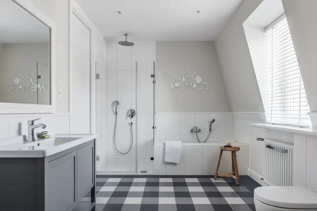 Projekt łazienki - LOFT Magdalena Adamus
