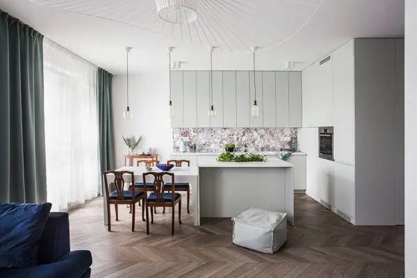 Mieszkanie w eklektycznym stylu | proj. OIKOI