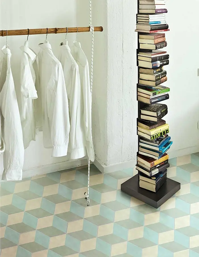 Płytki cementowe Dal Bianco od Bisazza