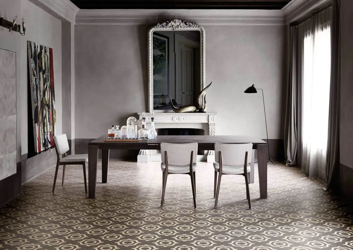 Płytki cementowe Dal Bianco od Bisazza