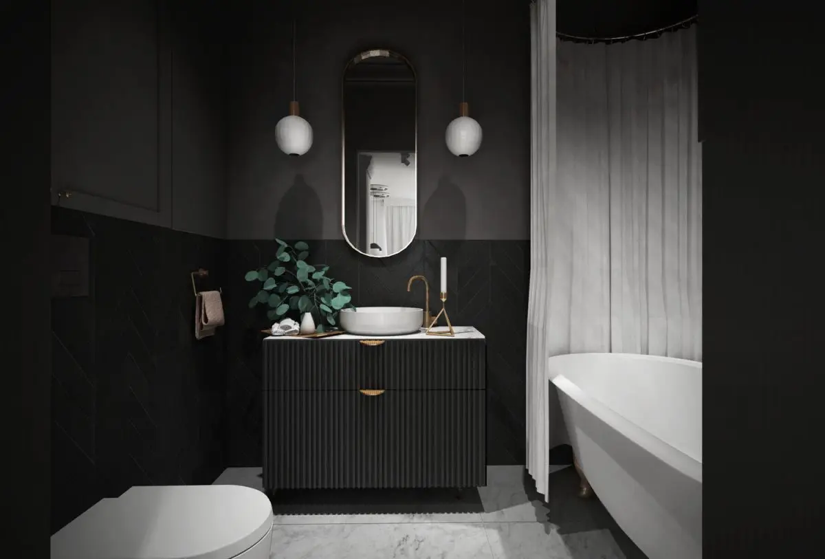 Projekt łazienki Justyna Wasiluk