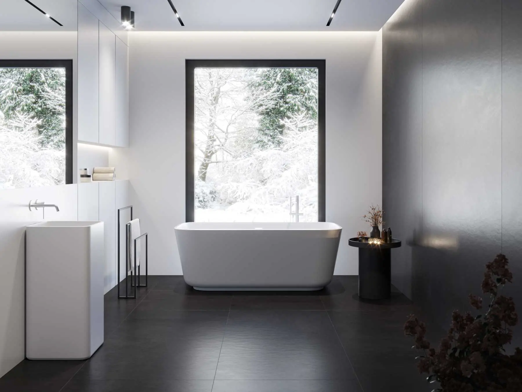 Czarna łazienka Internity Home