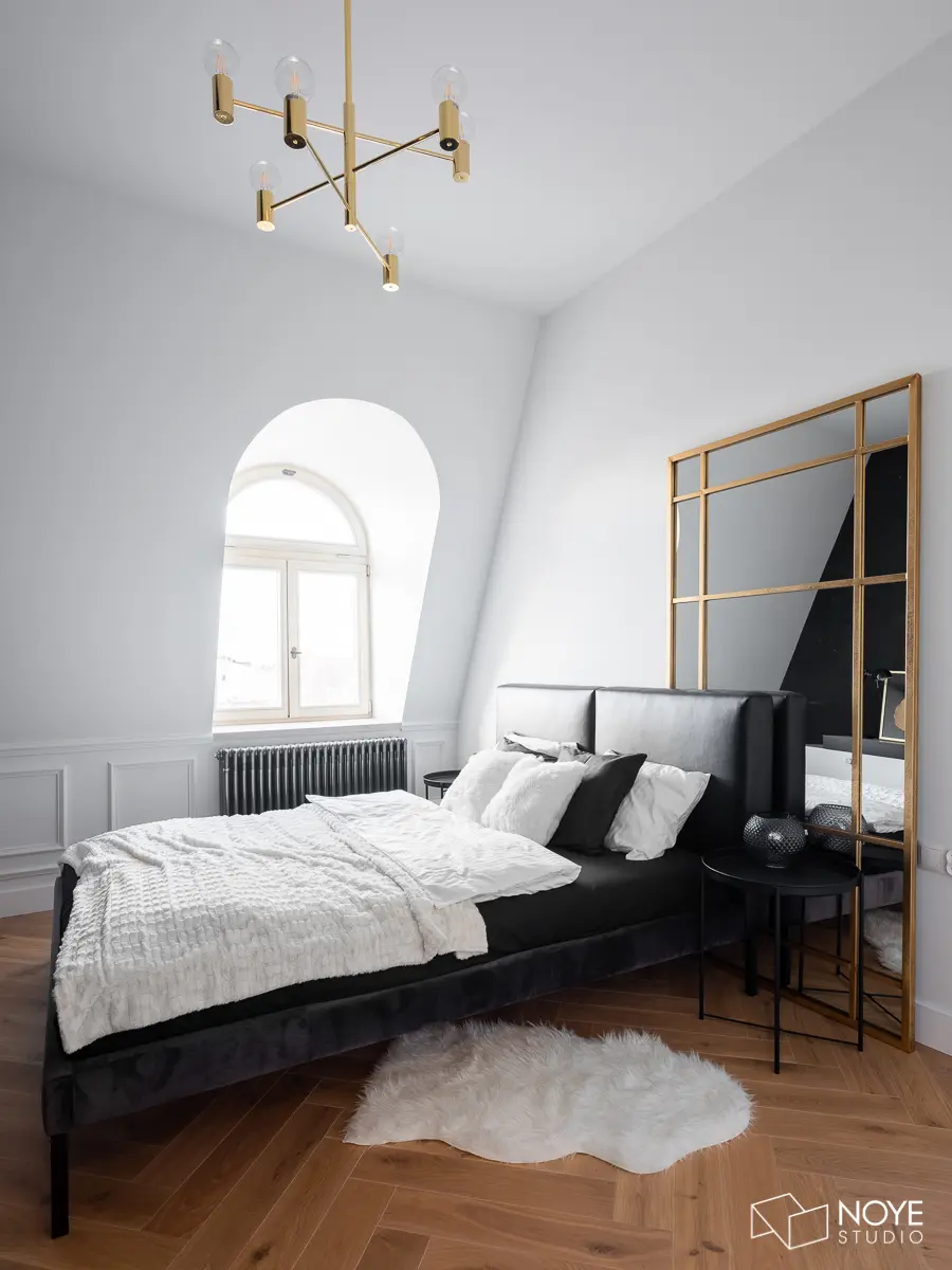 Sypialnia z charakterem (proj. Noye Studio)