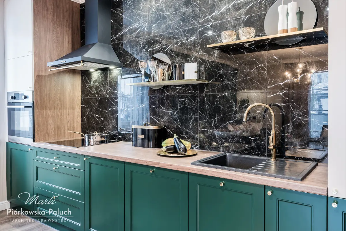 Zielona kuchnia | proj. Marta Piórkowska – Paluch