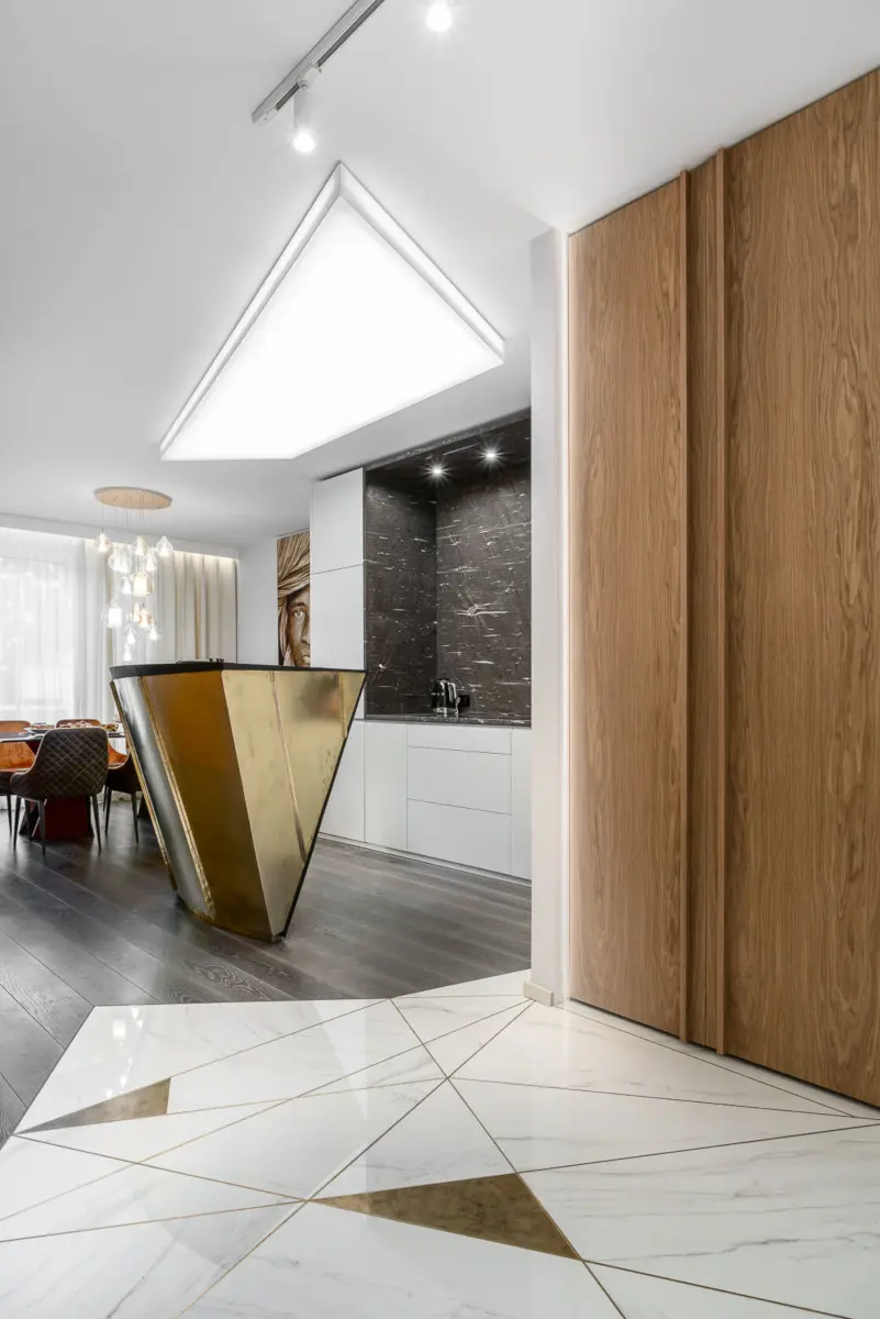 Kuchnia z wyspą (proj. Magma, zdj. Fotomohito)