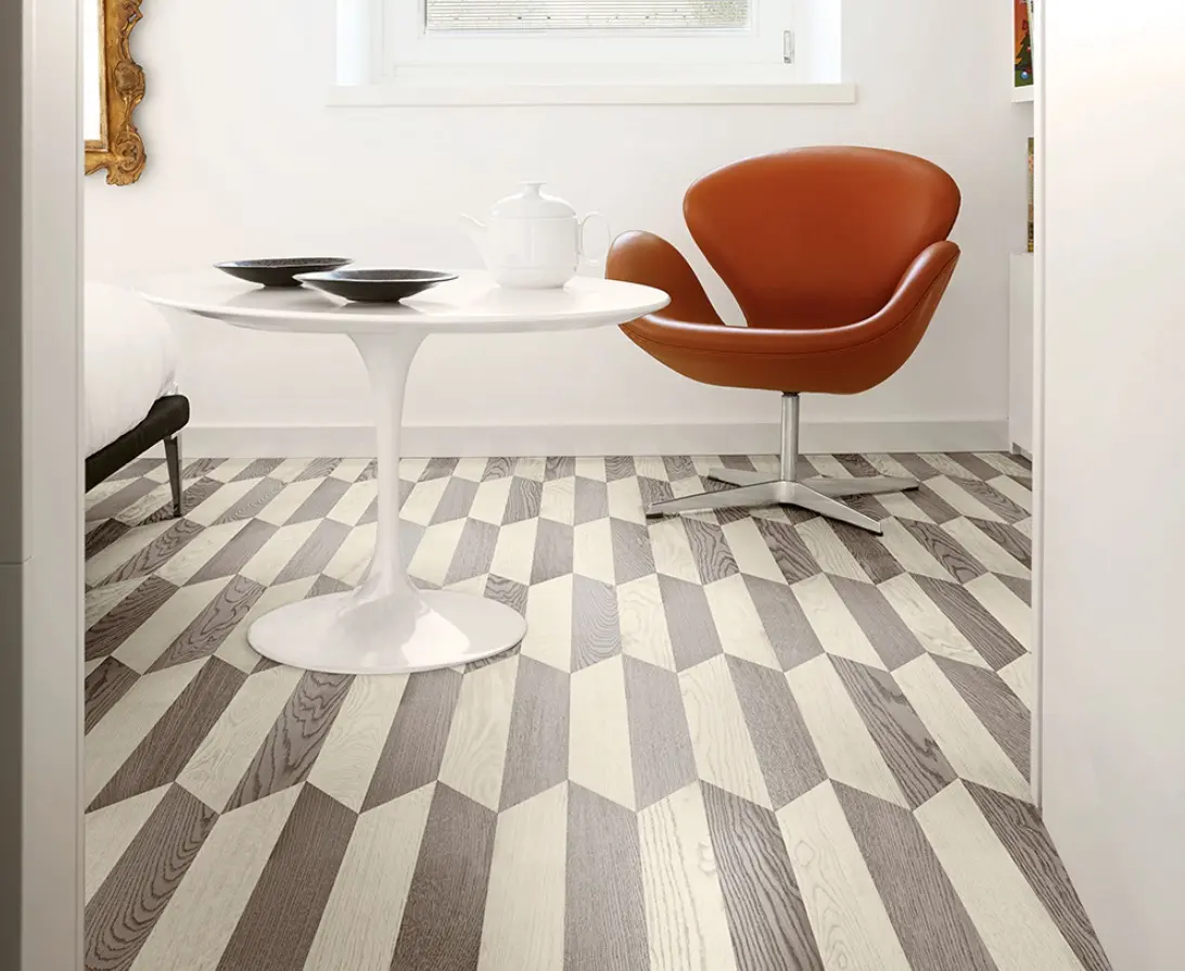 Drewniana podłoga od Bisazza (kolekcja Wood)