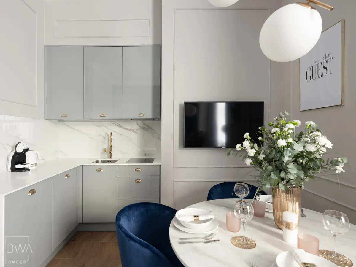 Szara kuchnia | projekt: DWAconcept, zdjęcia : Przemysław Kuciński niewformie.pl