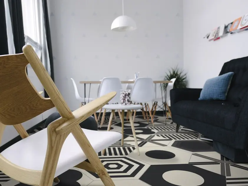 Piękne heksagony na podłodze od Ornamenty