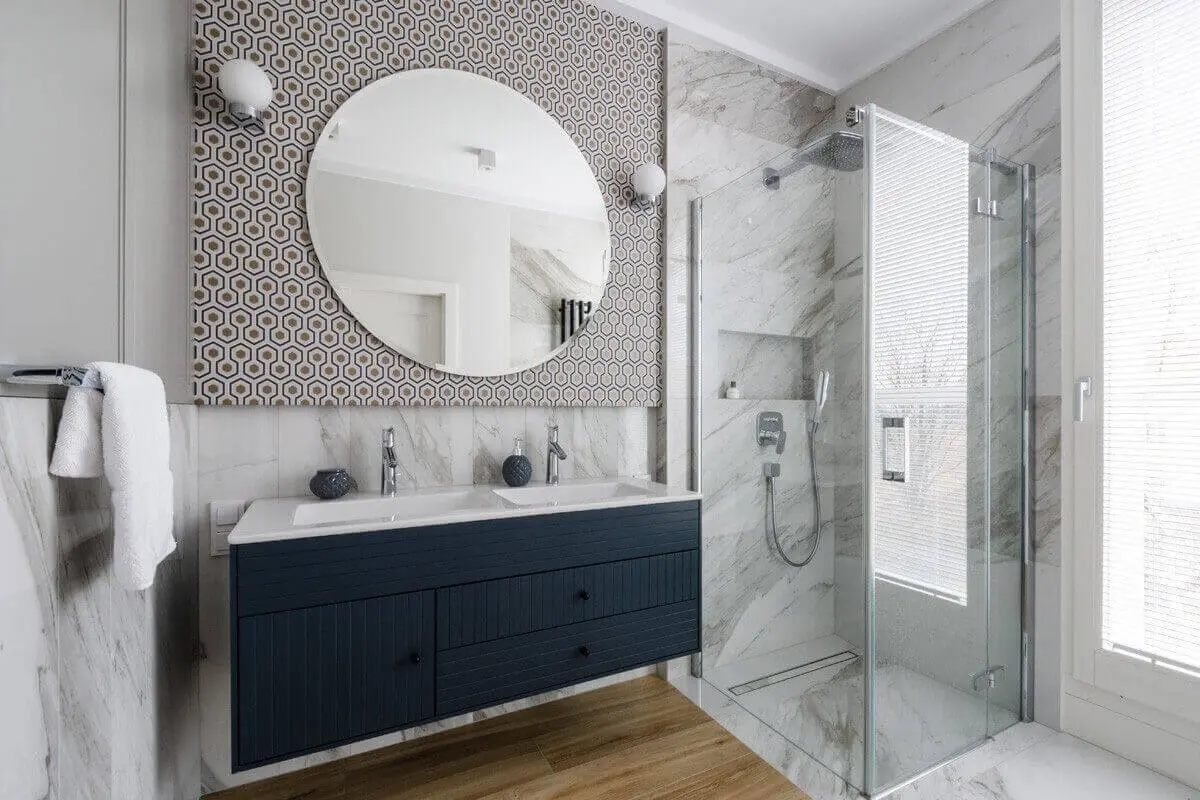 Marmurowa łazienka | proj. 3 Deko