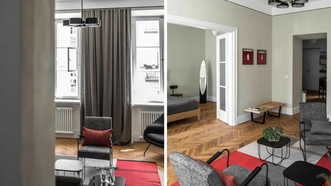 Rewelacyjna metamorfoza warszawskiego mieszkania z 1929 roku