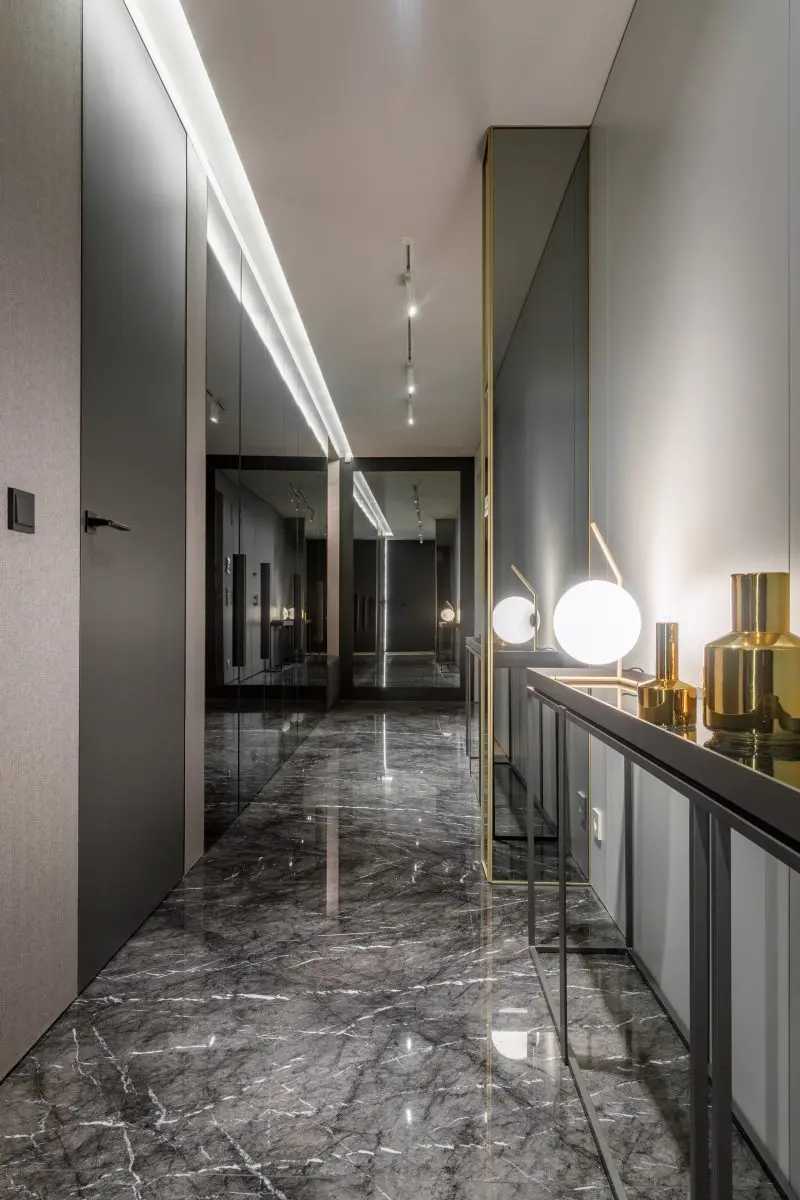 Przedpokój | proj. On Off Architekci, zdj. Rafał Poławski