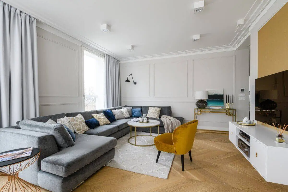 Salon w stylu nowojorskim | proj. 3 Deko