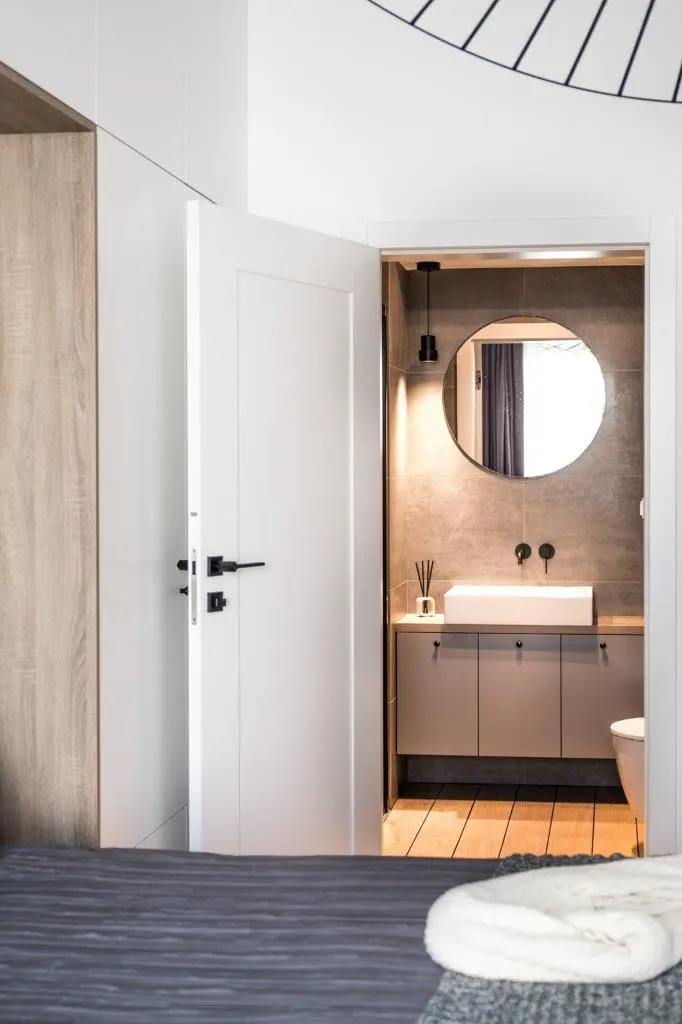 Łazienka przy sypialni | proj. Jacek Tryc