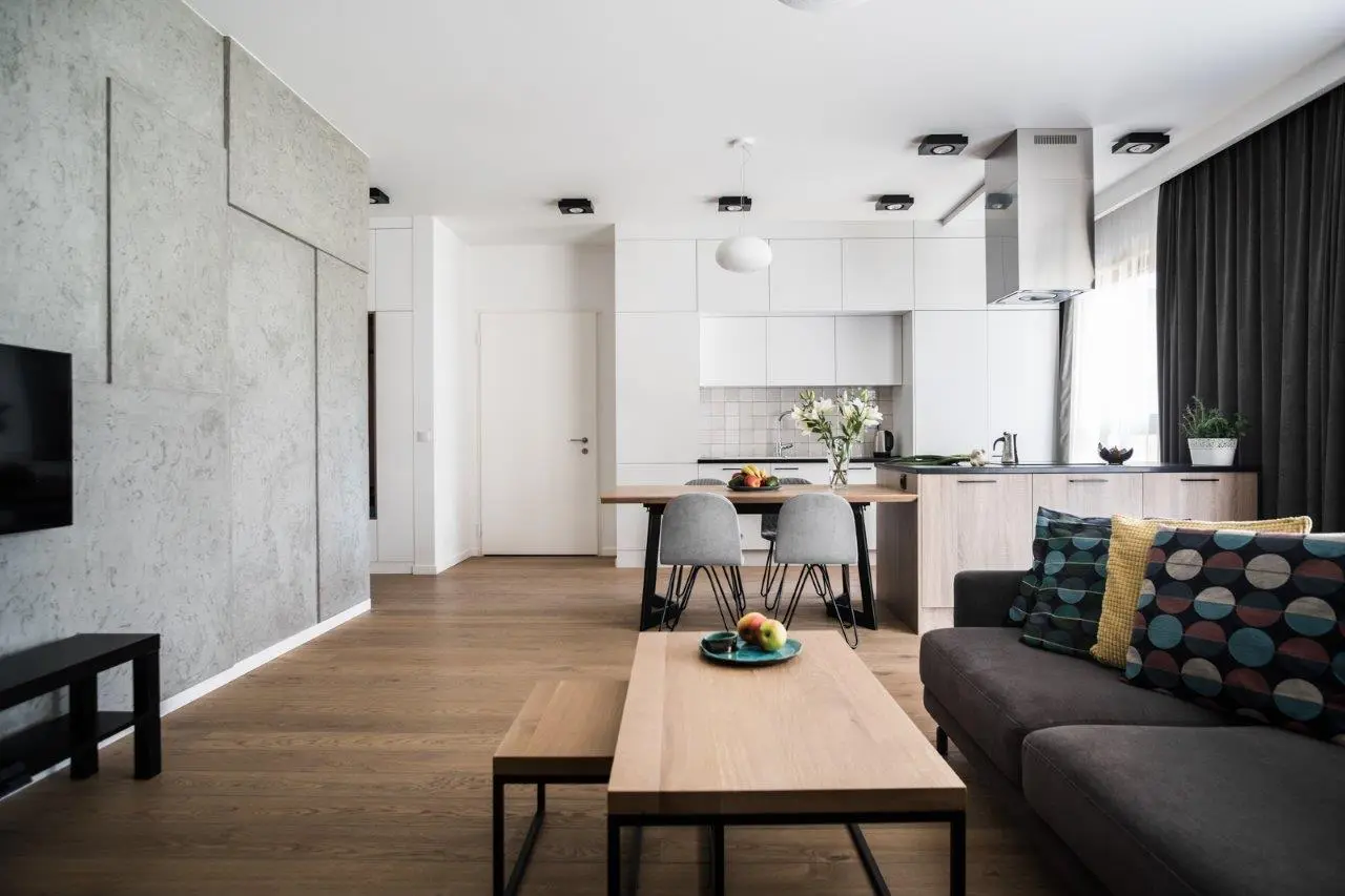 Apartament na Bielanach w Warszawie | proj. Jacek Tryc