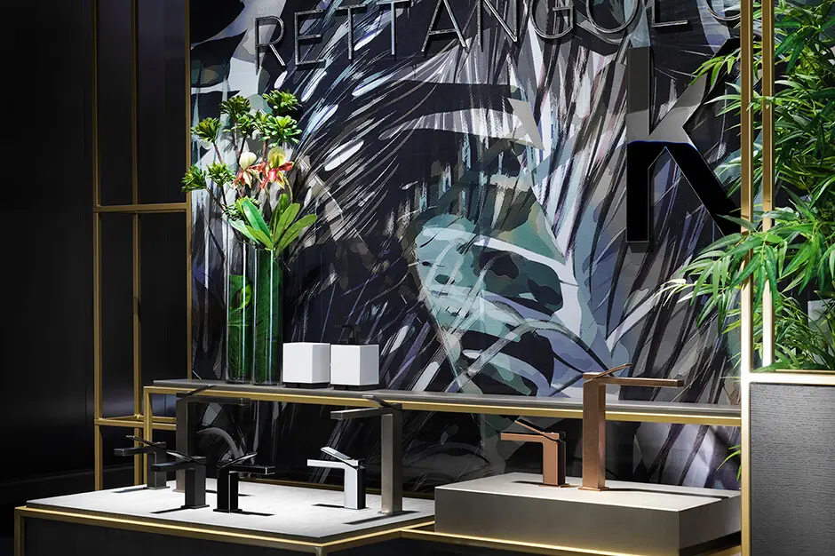 Kolekcja Rettangolo K marki Gessi jest dostępna w showroomach z Grupy Internity Home