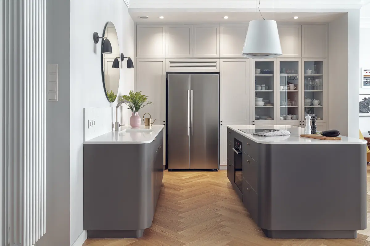 Szara kuchnia | proj. luumo, zdj. Tom Kurek