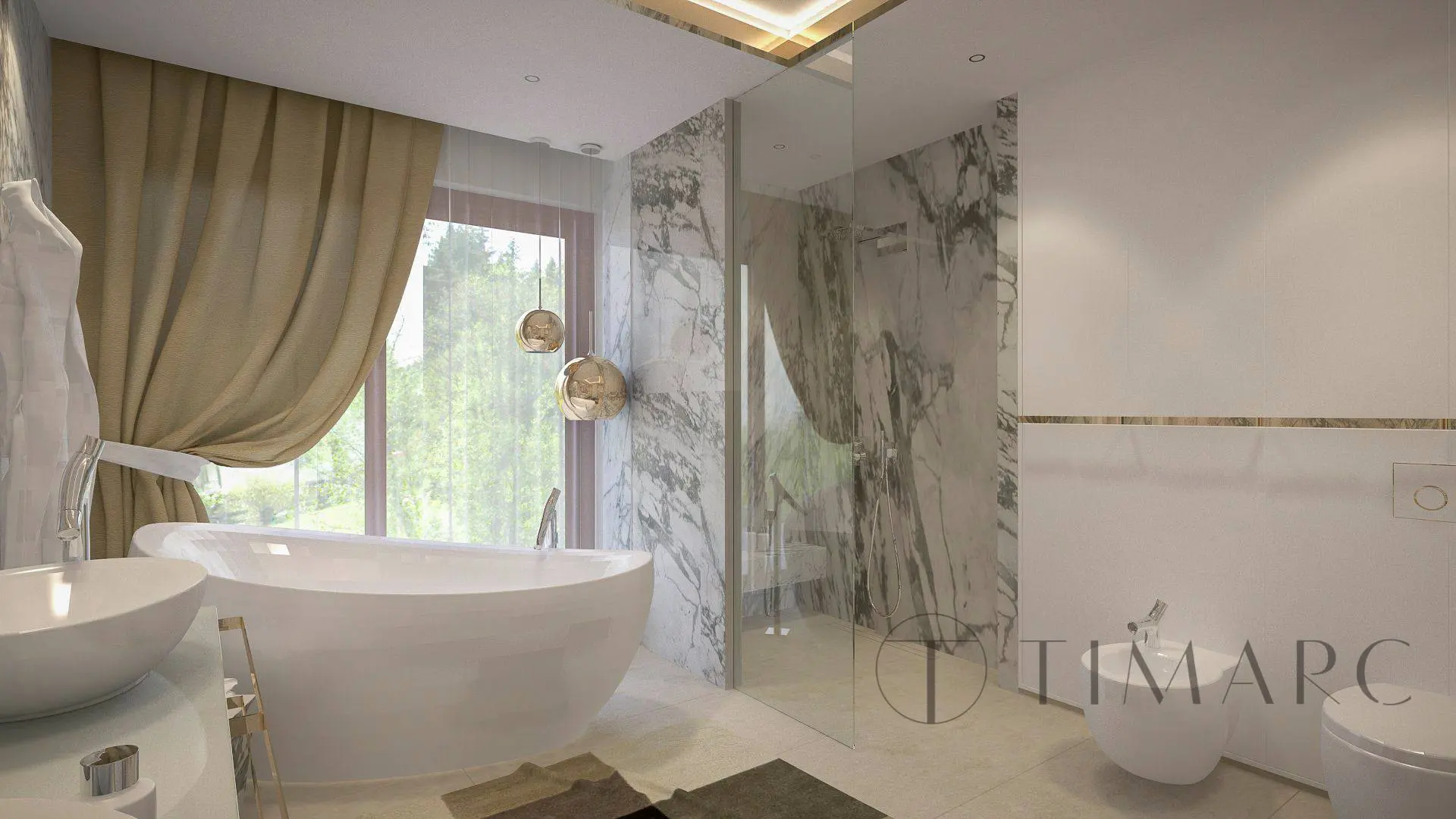 Tim Arc by Tim Grey aranżacja łazienki