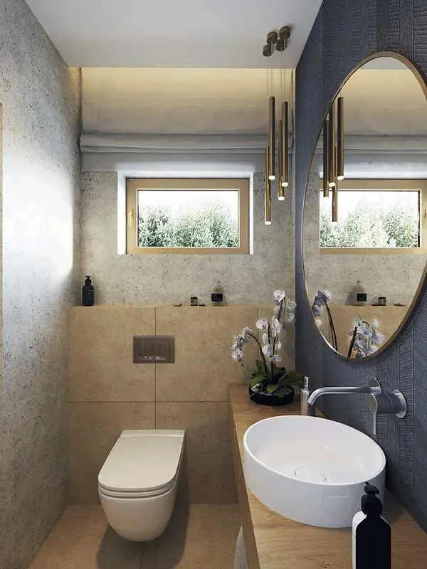 WC na parterze | proj. Motyw Design