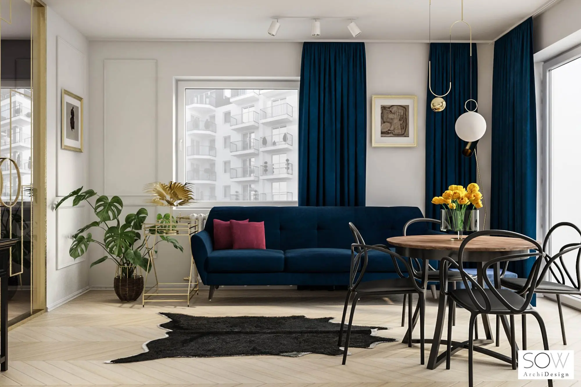 Z nutą Art Deco | Projekt Sow Archi Design