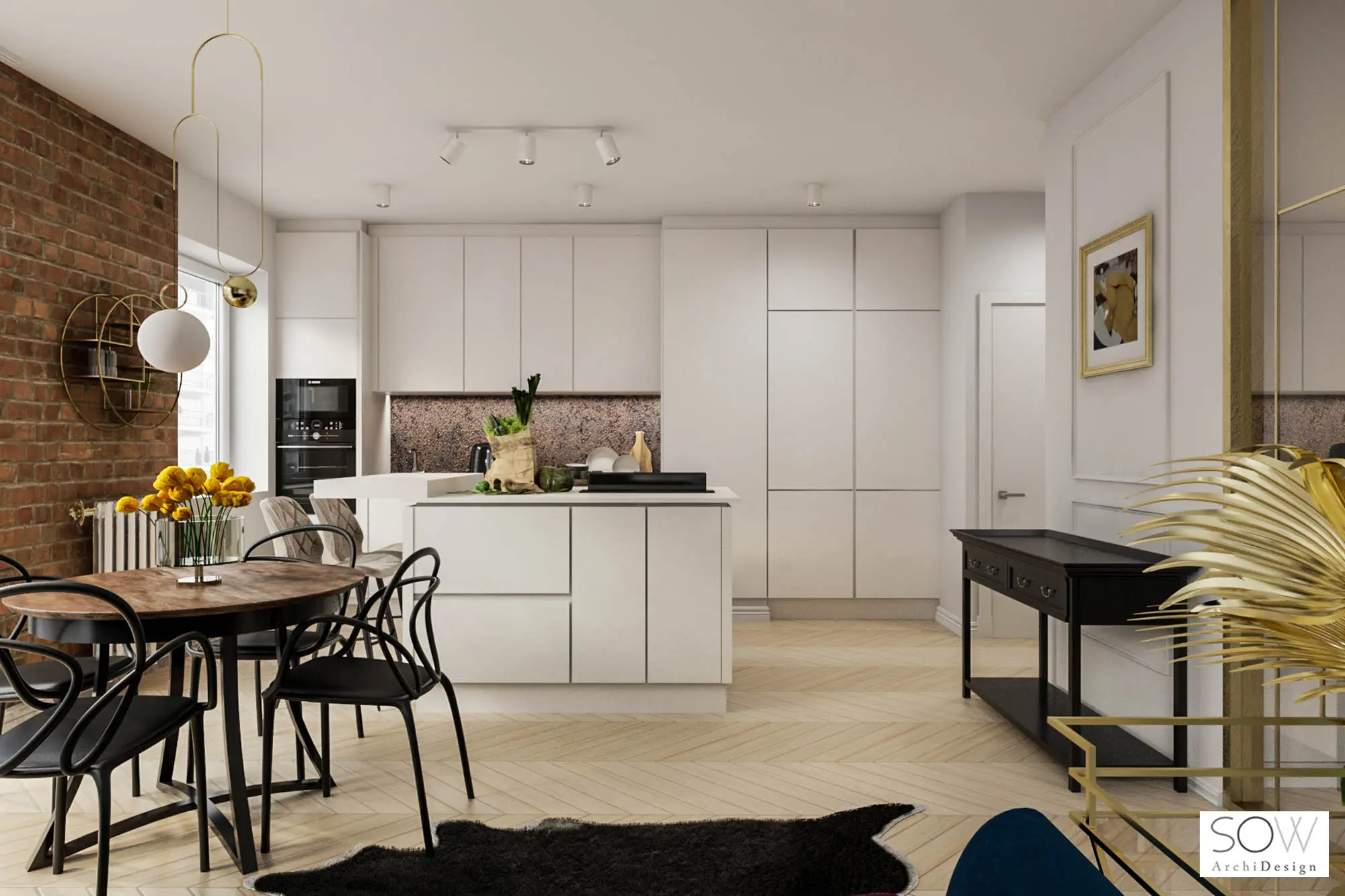 Z nutą Art Deco | Projekt Sow Archi Design