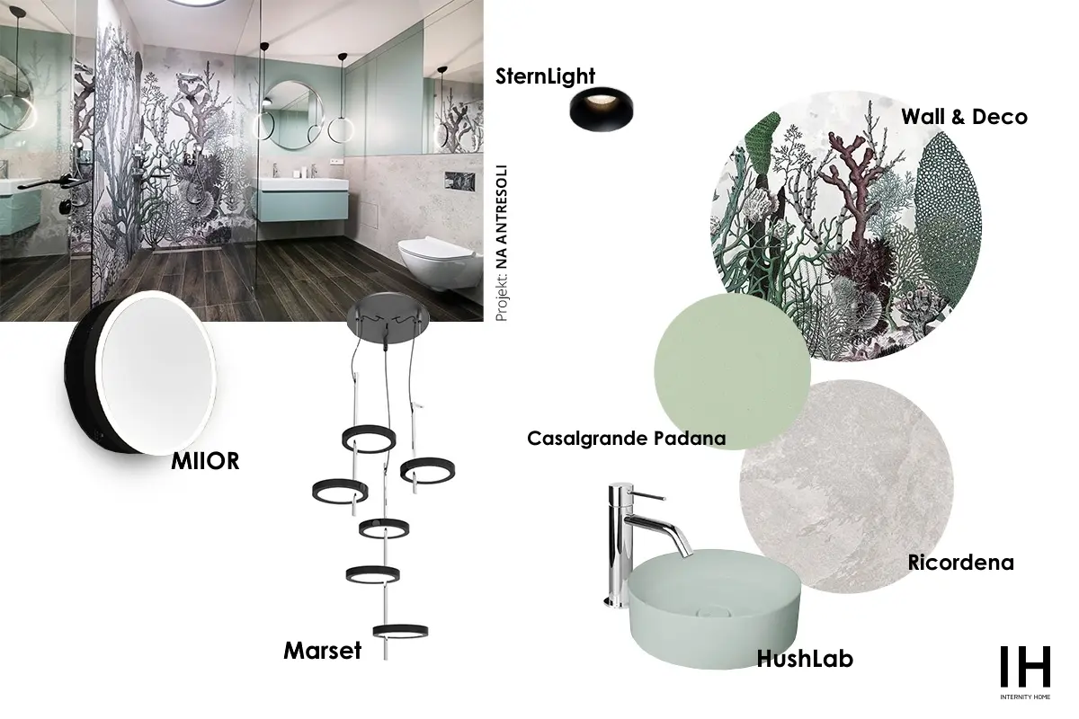 <strong>Niezwykły podmorski klimat w łazience, uzyskany dzięki Neo Mint.</strong>