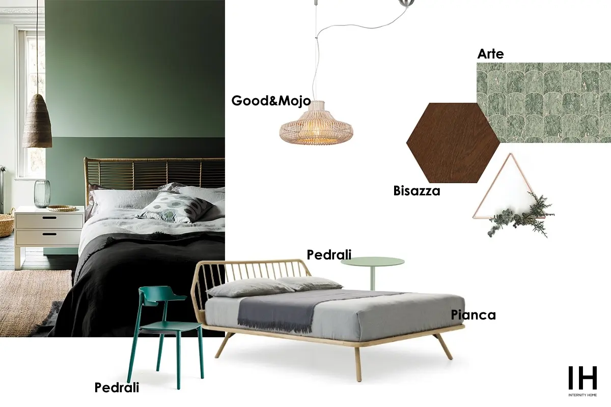 <strong>Zieleń w sypialni wprowadzi atmosferę relaksu i spokoju.</strong>