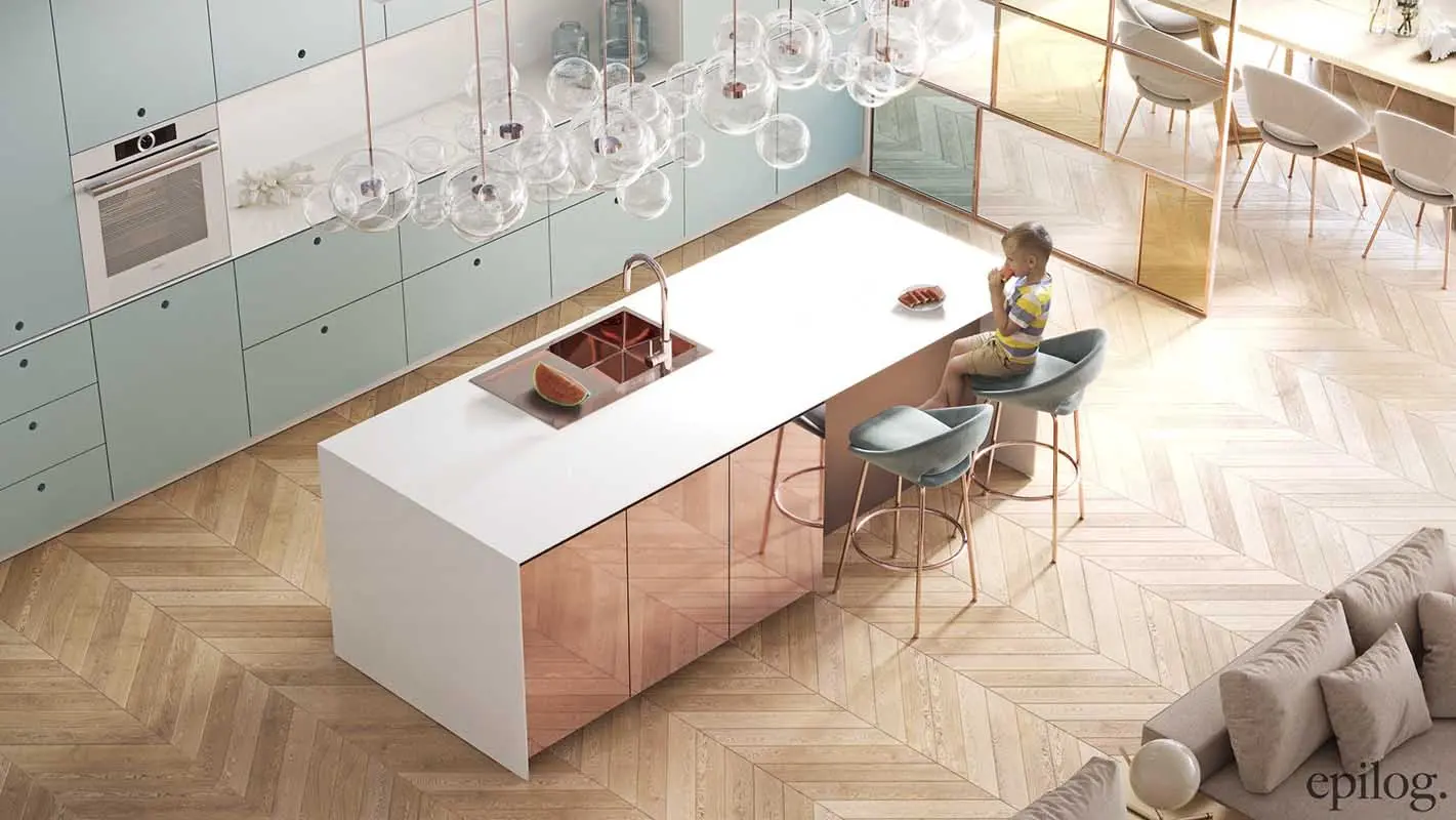 Jezioro – biały / żółty