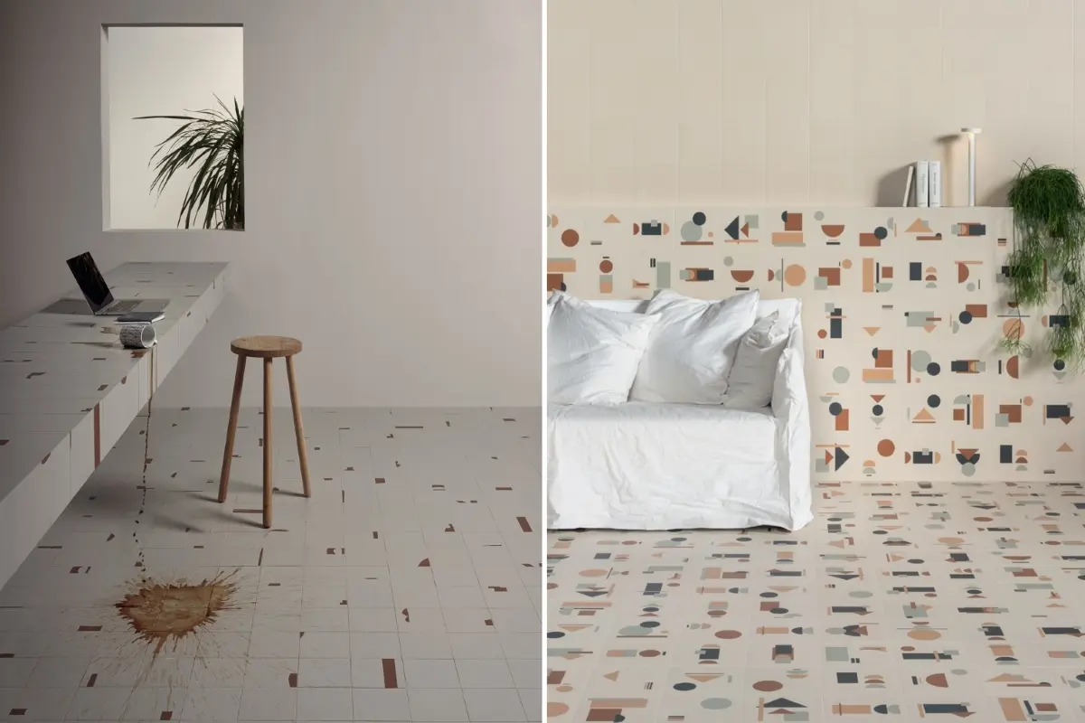 Wyjątkowe wzory płytek 41zero42, nadadzą indywidualny charakter nawet najprostszemu wnętrzu.