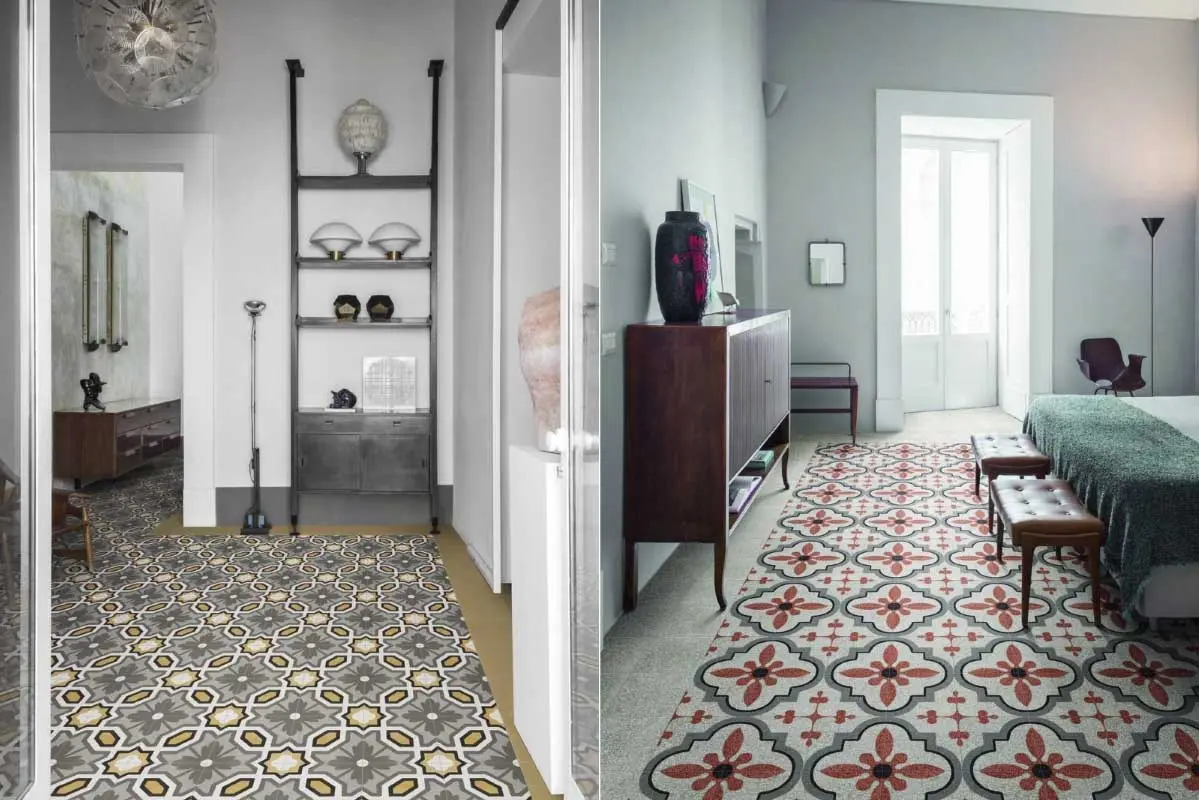 Orientalne płytki z włoskiej manufaktury Marazzi.