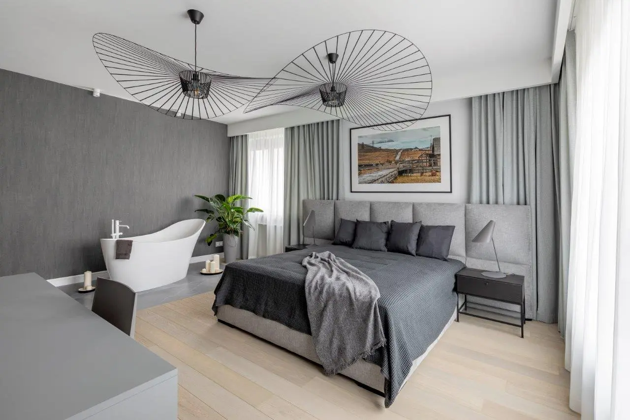 Apartament na Szczęśliwicach projekt Jacek Tryc