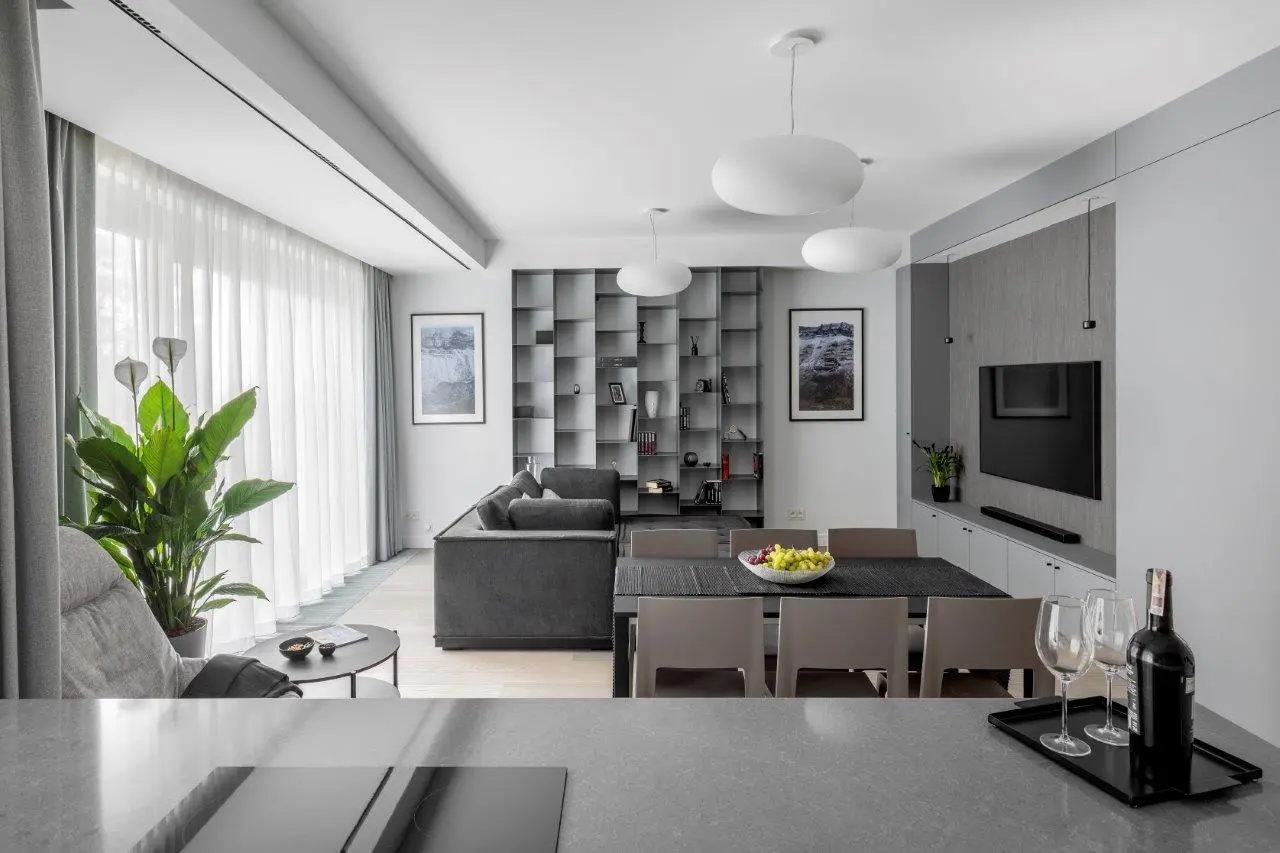 Apartament na Szczęśliwicach projekt Jacek Tryc