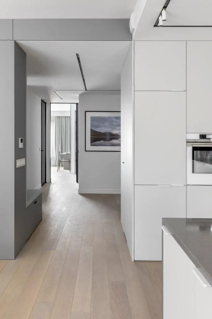 Apartament na Szczęśliwicach projekt Jacek Tryc