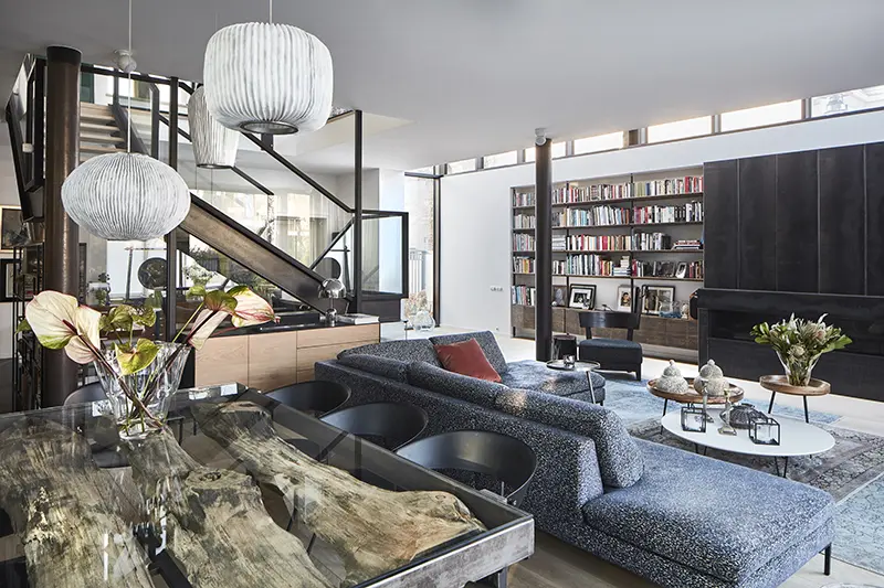 Projekt wnętrza willi Joanna Kulczyńska Architekt /Foto.: Budzik Studio