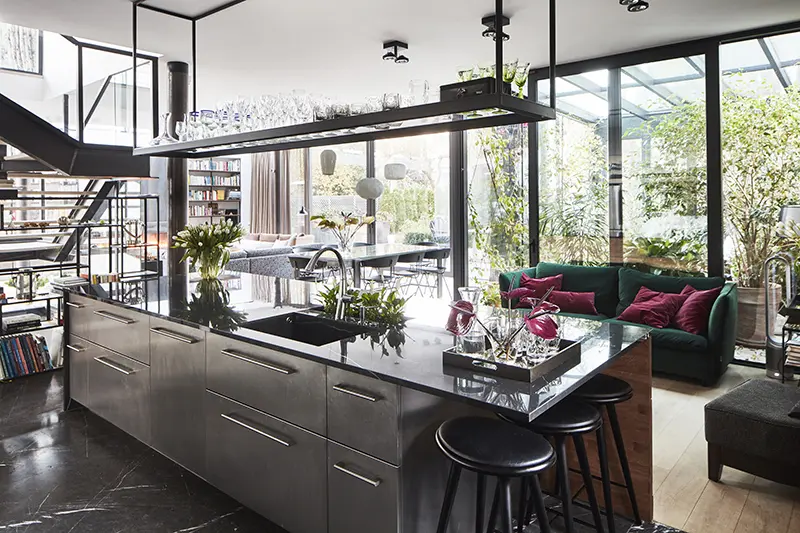 Projekt wnętrza willi Joanna Kulczyńska Architekt /Foto.: Budzik Studio