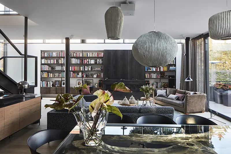 Projekt wnętrza willi Joanna Kulczyńska Architekt /Foto.: Budzik Studio